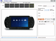 PSP video management screenshot